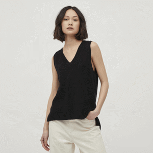 Vila Viril Rib Neck Top